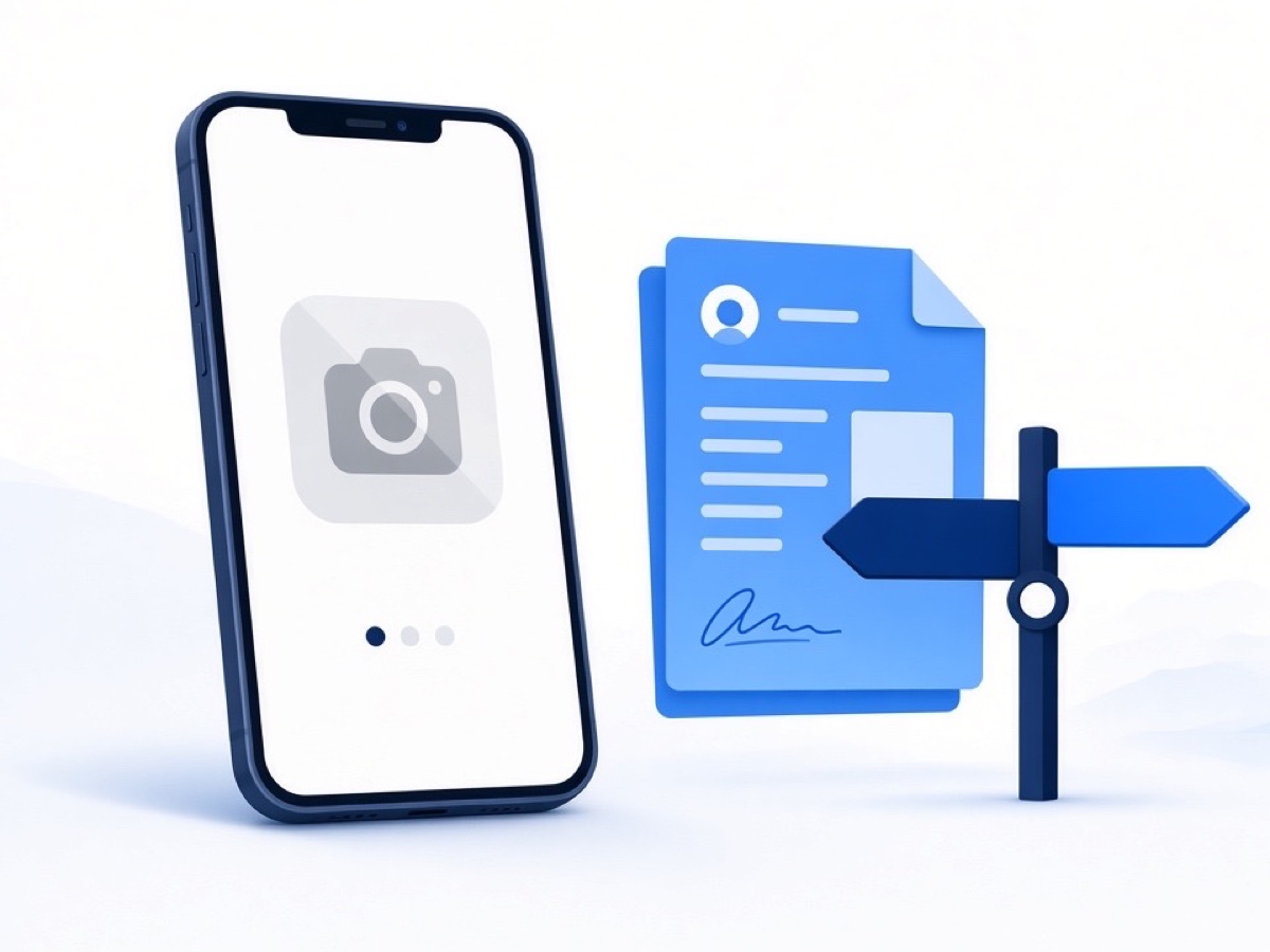 Abstract blue geometric illustration on white for Instagram Account Disabled in the UK? How to Appeal.