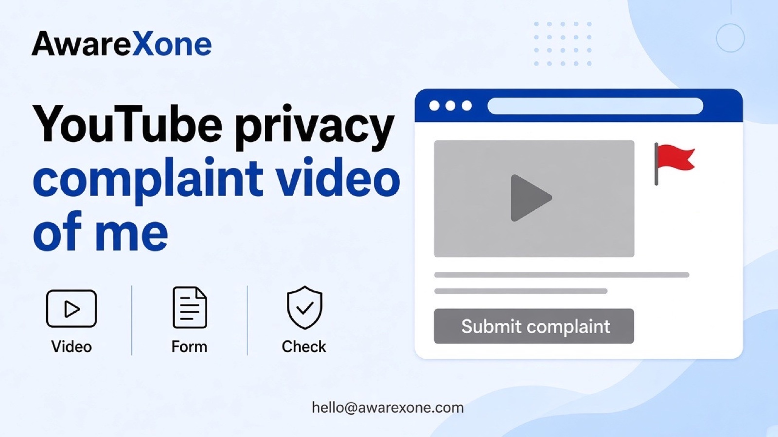 A person checks a video on a laptop at home after searching youtube privacy complaint video of me uploaded without permission.